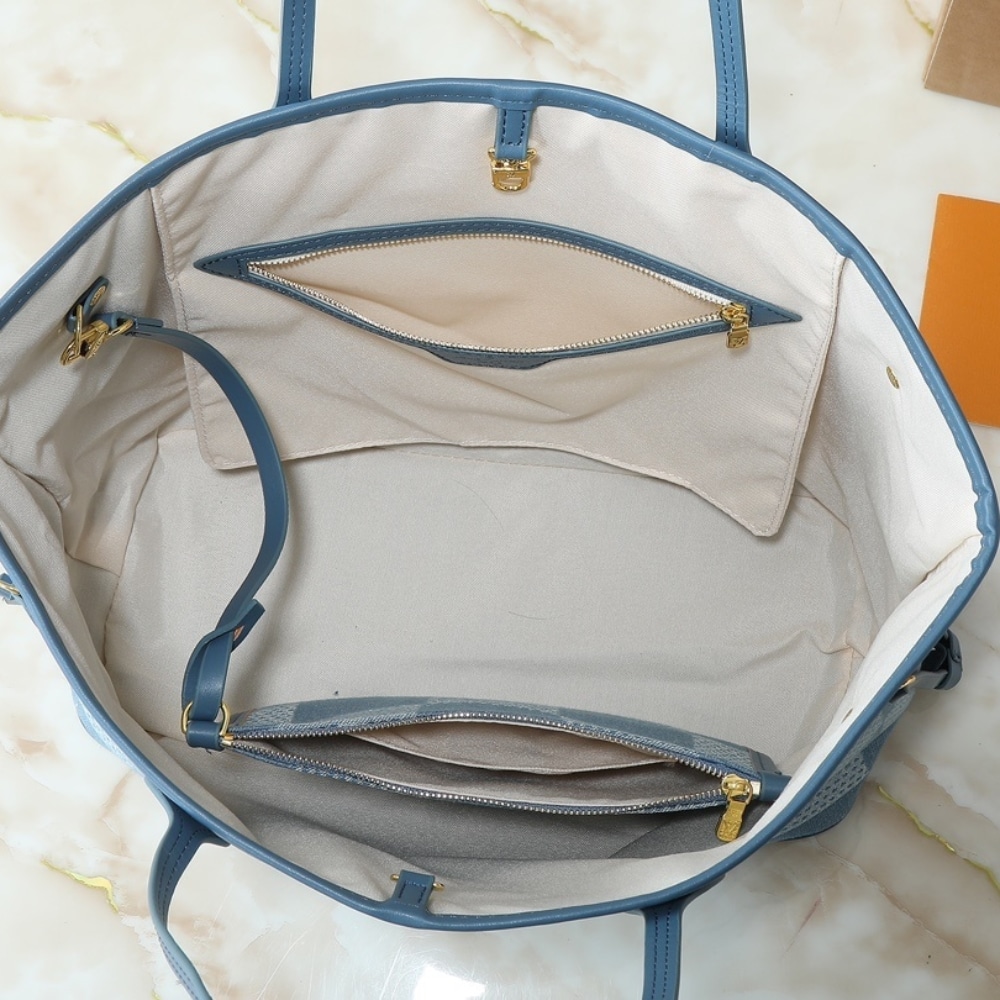 LOUIS VUITTON NEVEREVERFULL DENIM BLUE 31CM N00198 - Image 6