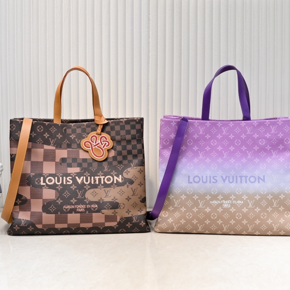 LOUIS VUITTON SHOPPER TOTE MM MONOGRAM CANVAS BROWN 40CM M15274 - Image 10