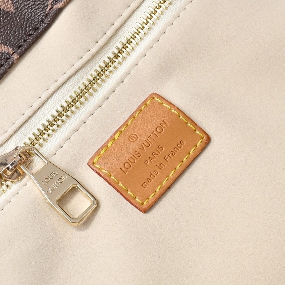 LOUIS VUITTON SHOPPER TOTE MM MONOGRAM CANVAS BROWN 40CM M15274 - Image 8