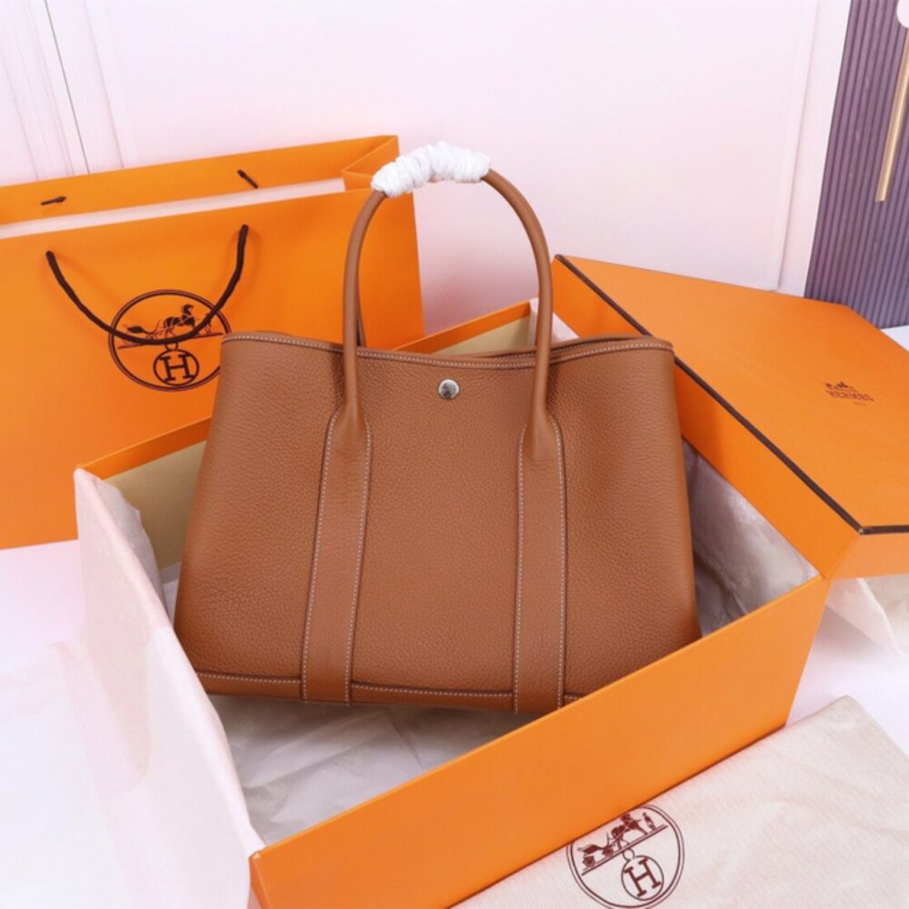 Alternative view of HERMES GARDEN PARTY 36 BAG BROWN 36CM H051559CK37