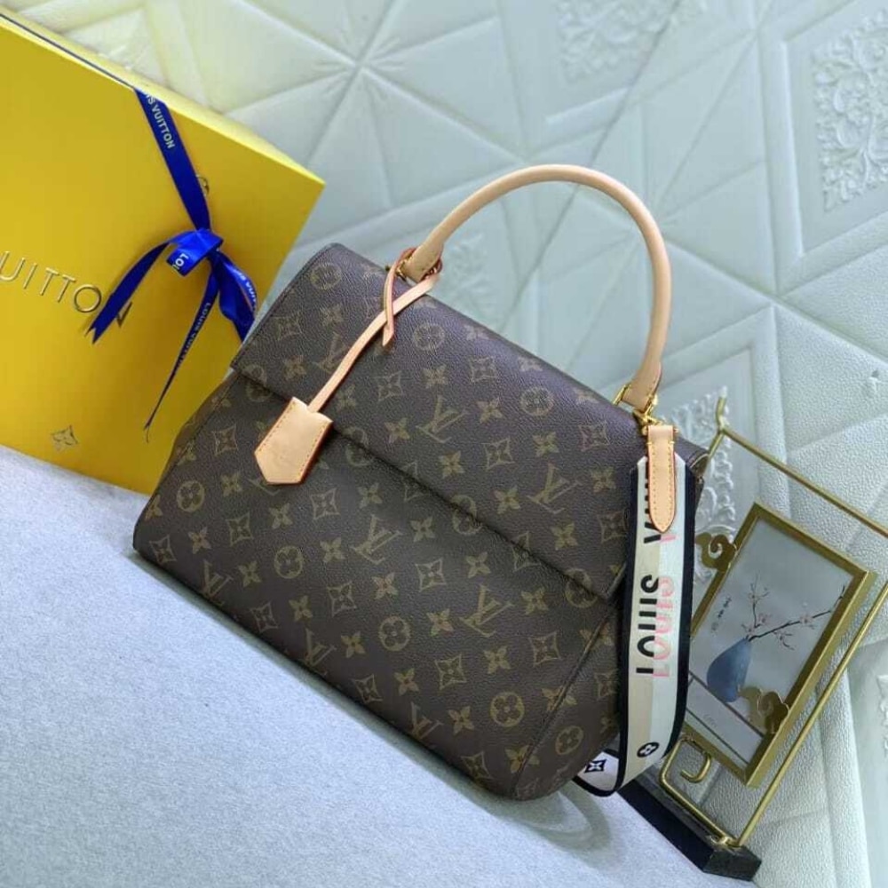 LOUIS VUITTON CLUNY BB BAG MONOGRAM BROWN 28CM M46372 - Image 3