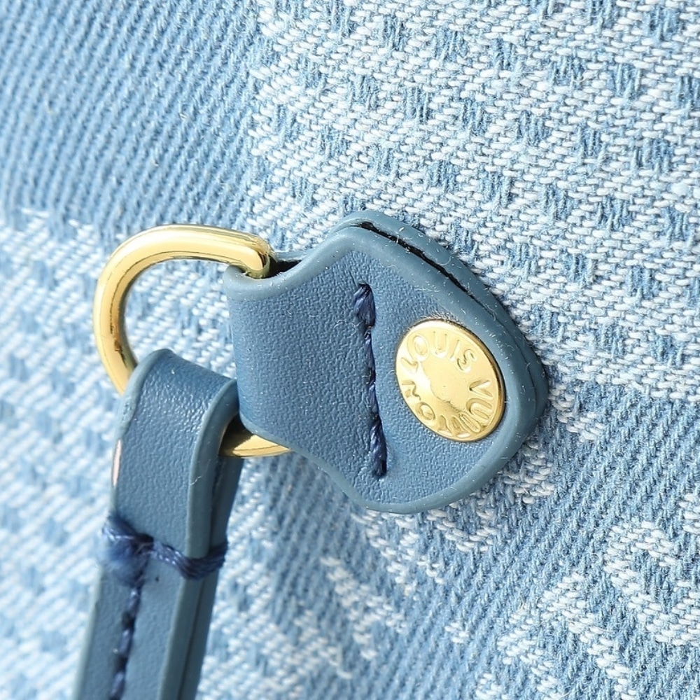 LOUIS VUITTON NEVEREVERFULL DENIM BLUE 31CM N00198 - Image 10