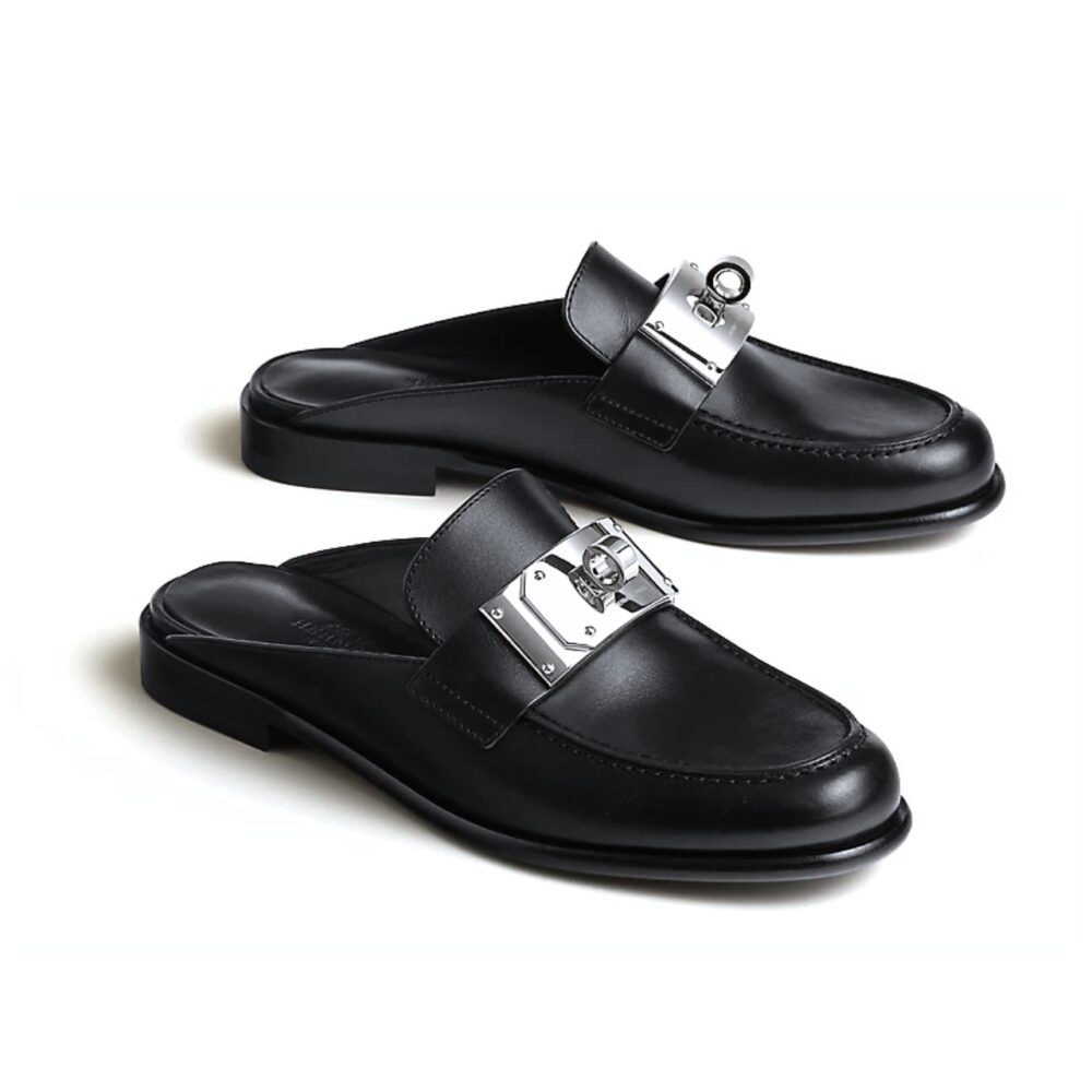 HERMES LOTA MULE BLACK H241159Z 02350