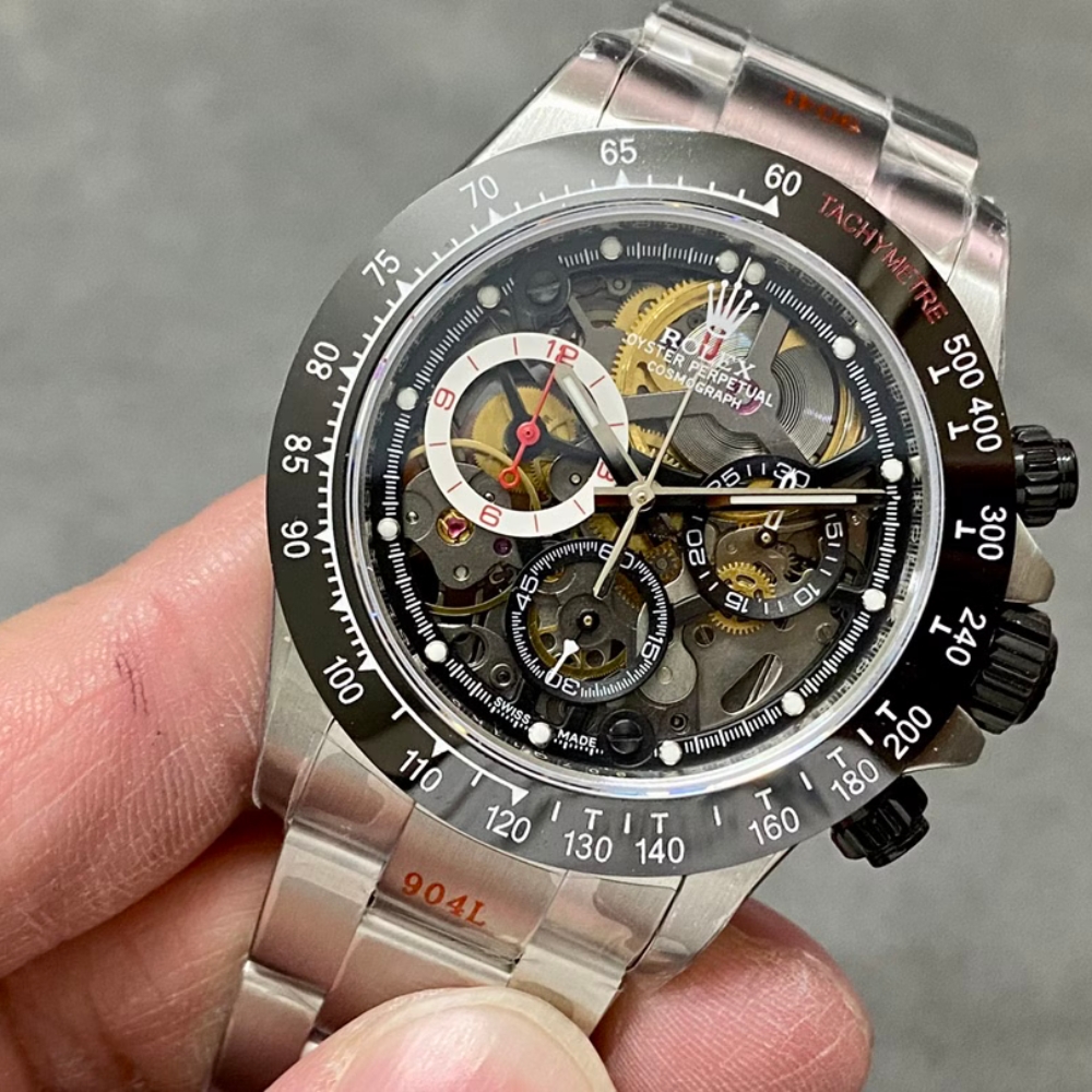 Alternative view of ROLEX DAYTONA JUAN PABLO MONTOYA SKELETON ARTISANS DE GENEVE AG1986 00