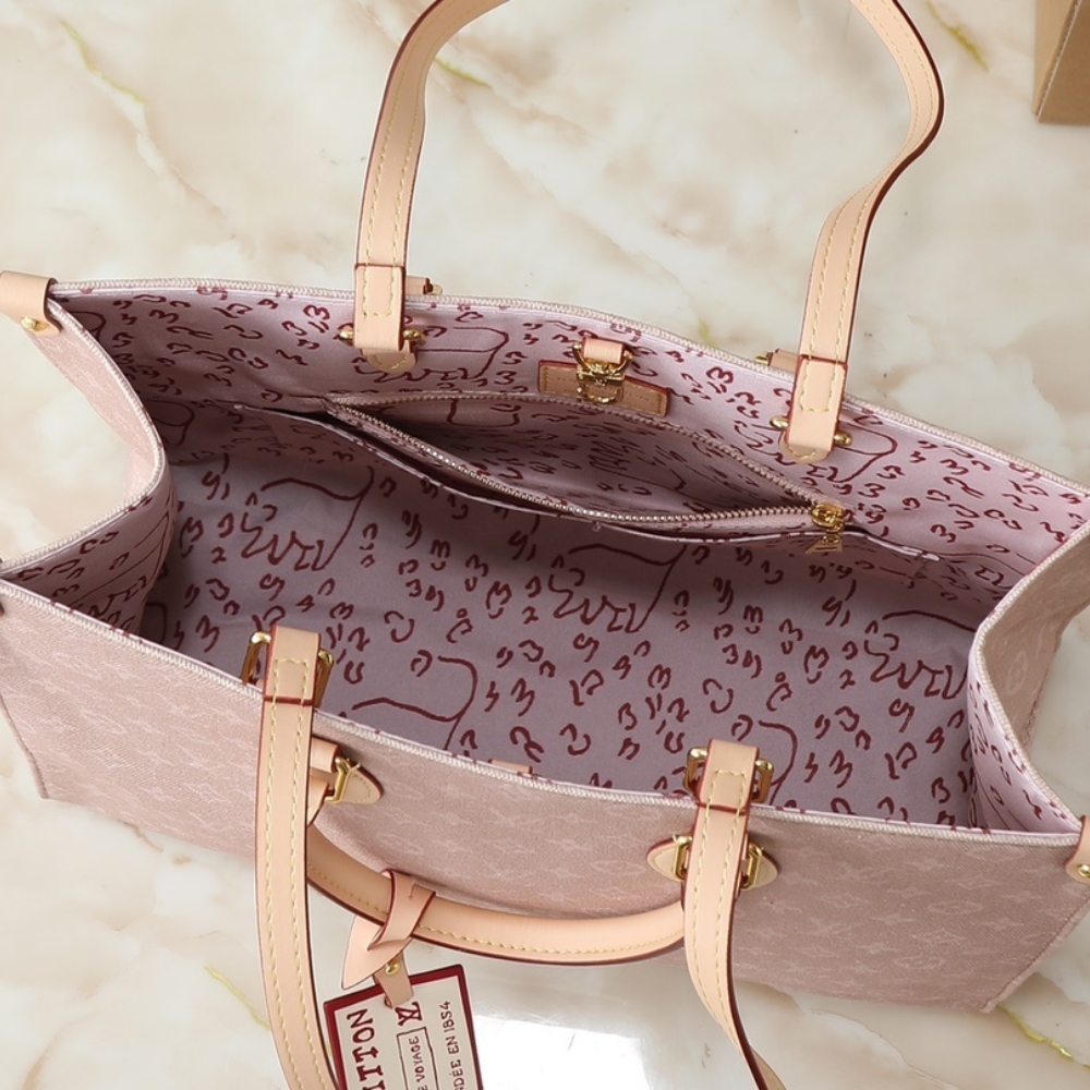 LOUIS VUITTON ONTHEGO ORGANIZER MEOWGRAM BEIGE 37CM M15136 - Image 10