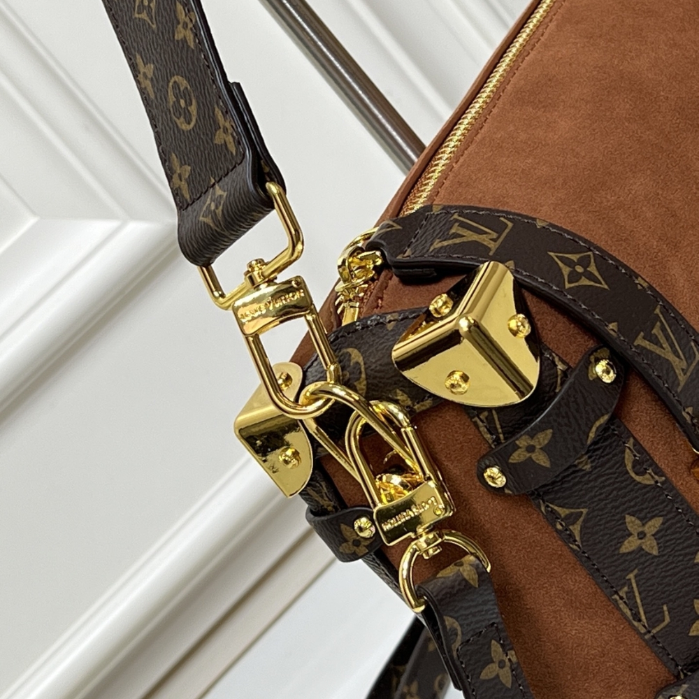 LOUIS VUITTON SIDE TRUNK MM TAN 23CM M15072 - Image 8