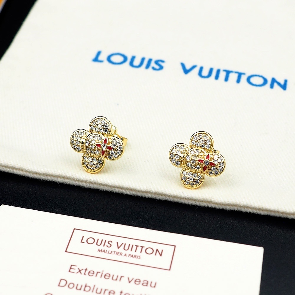 Alternative view of LOUIS VUITTON VIVIENNE EARRINGS IN GOLD