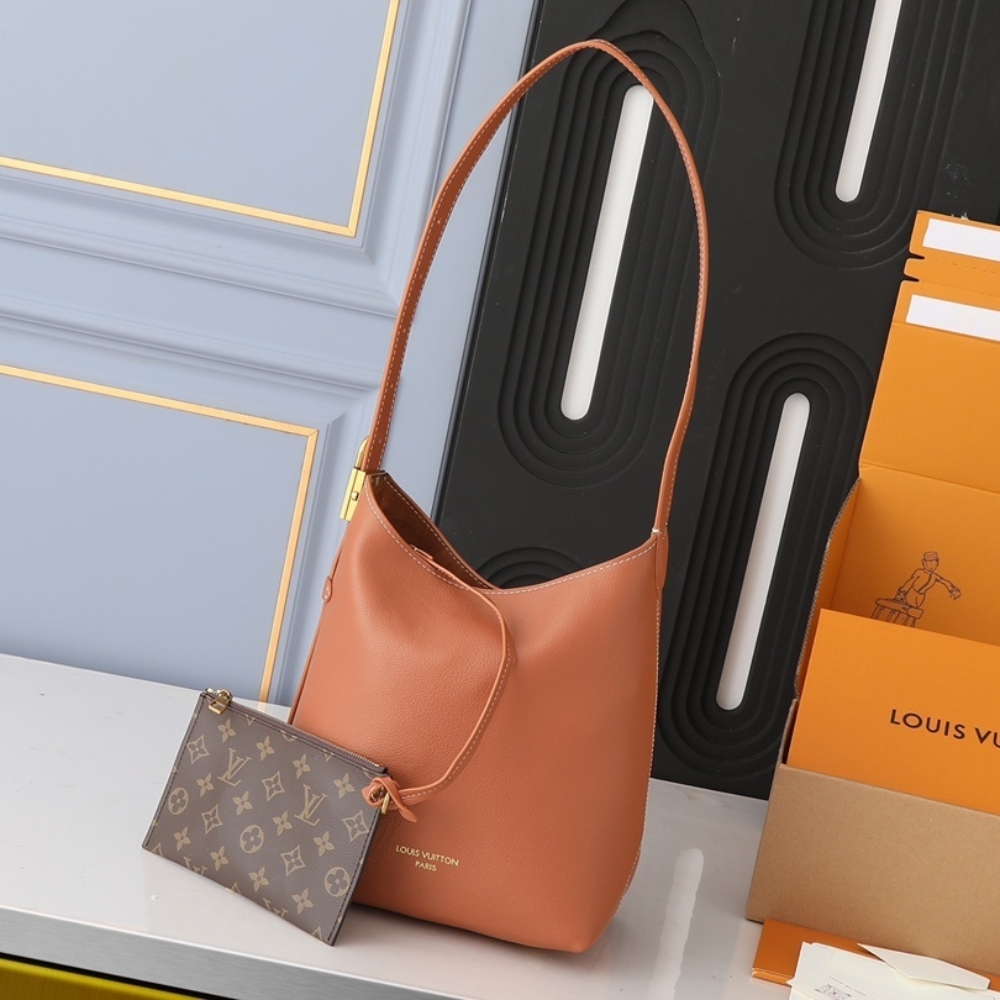 Alternative view of LOUIS VUITTON LOW KEY HOBO PM COGNAC BROWN 28CM M25354