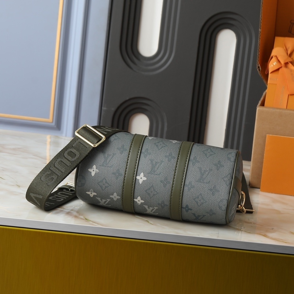 LOUIS VUITTON KEEPALL BANDOULIÈRE 25 KHAKI 25CM M26930 - Image 5