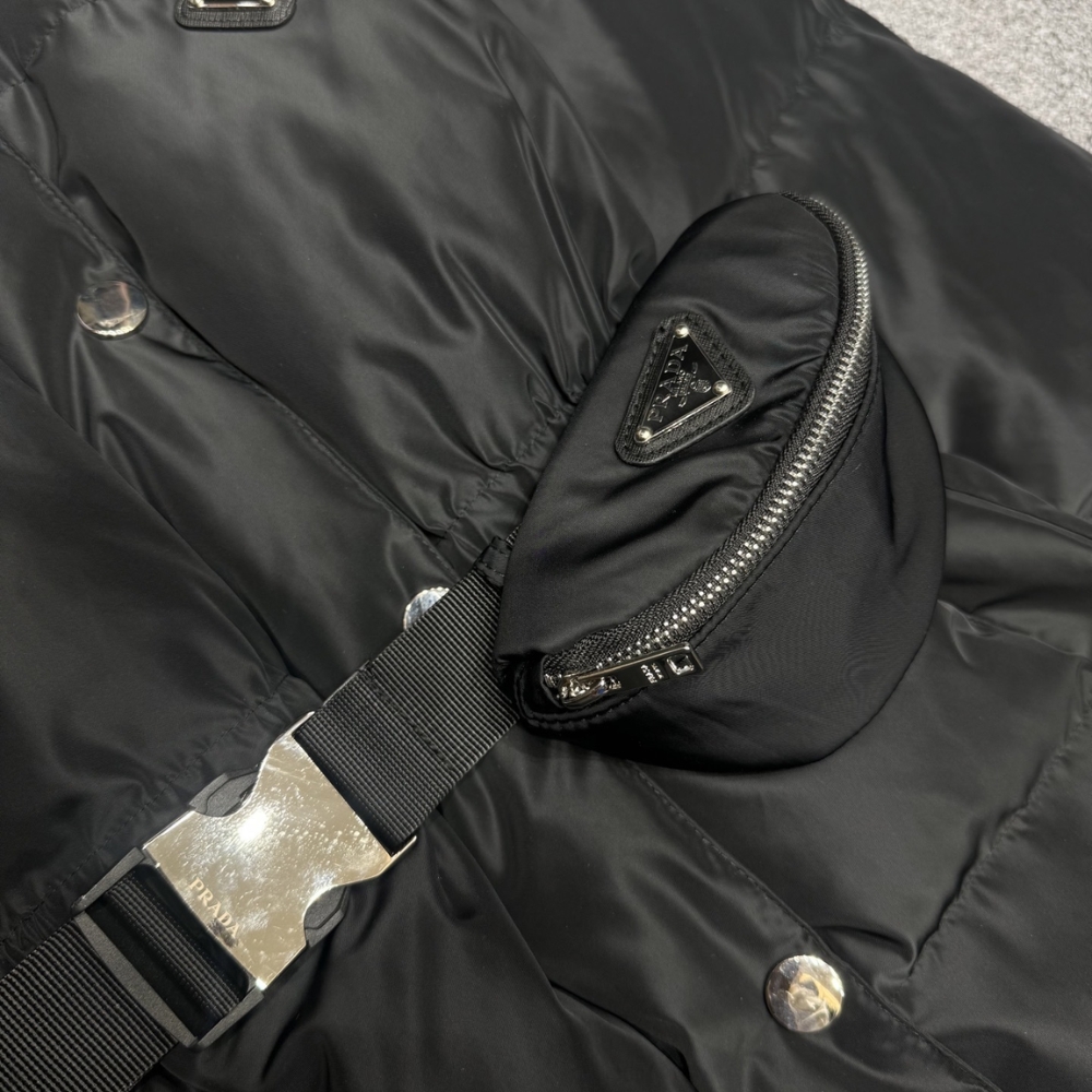 PRADA RE NYLON DOWN JACKET BLACK 29X966 1WQ8 F0002 S OOO - Image 6