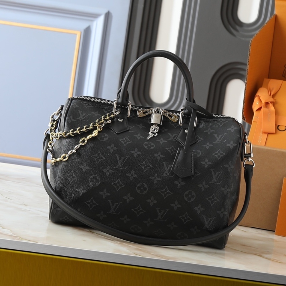 Alternative view of LOUIS VUITTON SPEEDY SOFT 30 MONOGRAM BLACK 30CM M15102