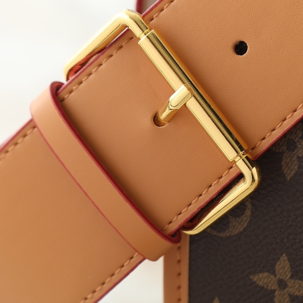 LOUIS VUITTON SATCHEL MESSENGER MONOGRAM BROWN 35CM M14723 - Image 7