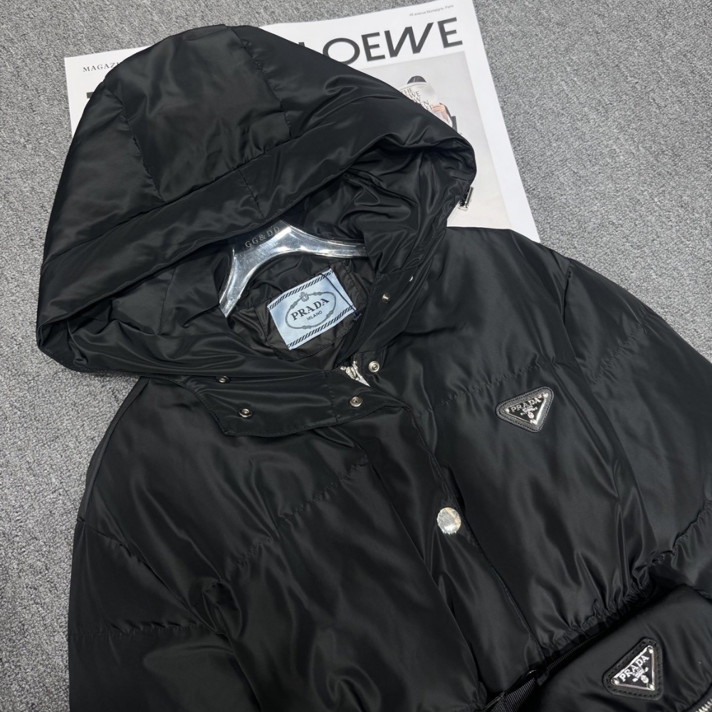 PRADA RE NYLON DOWN JACKET BLACK 29X966 1WQ8 F0002 S OOO - Image 3