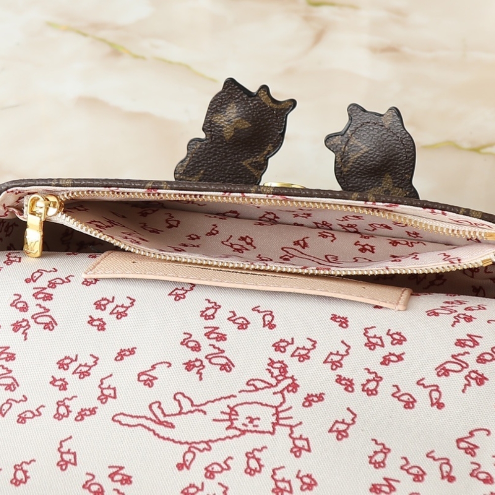 LOUIS VUITTON IVY BAG MONOGRAM PATTERN BROWN 23CM M15148 - Image 9