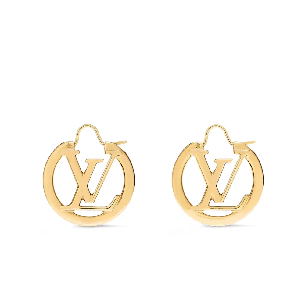 LOUIS VUITTON LOUISE PM EARRINGS GOLD M00396