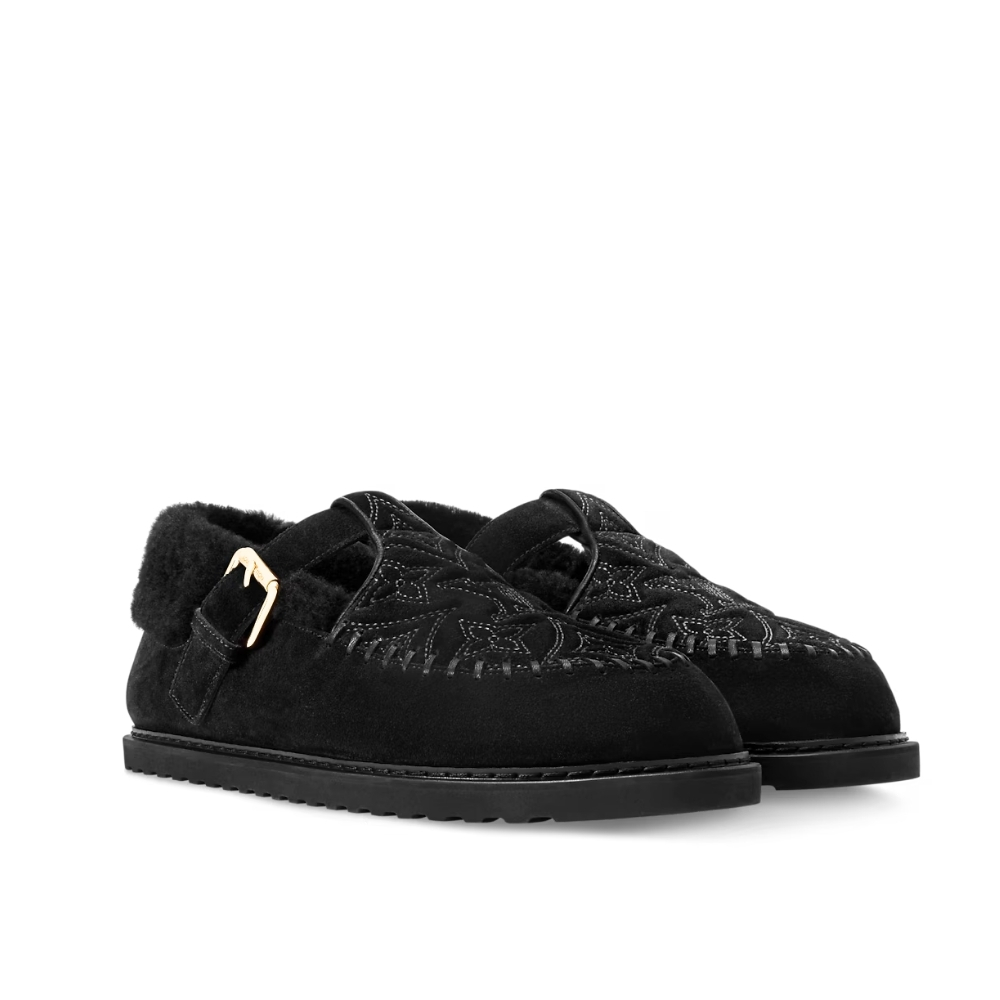 LOUIS VUITTON COLORADO COMFORT MARY JANES BLACK 1AIGKJ