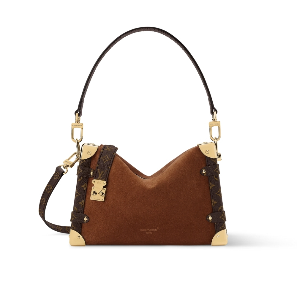 LOUIS VUITTON SIDE TRUNK MM TAN 23CM M15072