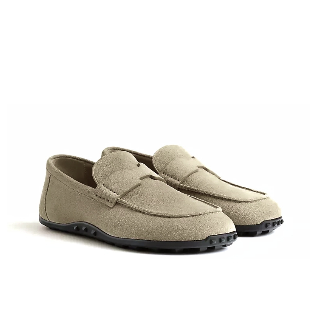 HERMES LAZY LOAFER BEIGE H252020Z VD395