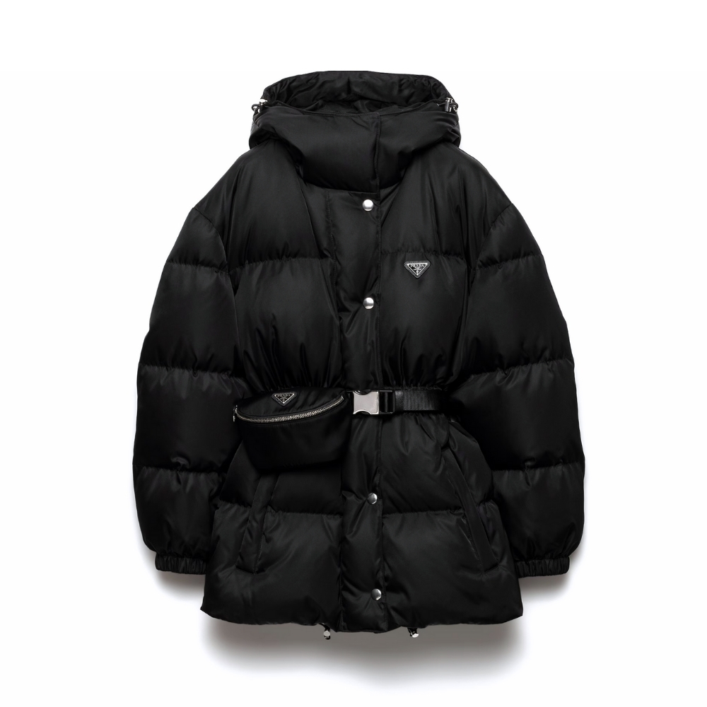 PRADA RE NYLON DOWN JACKET BLACK 29X966 1WQ8 F0002 S OOO