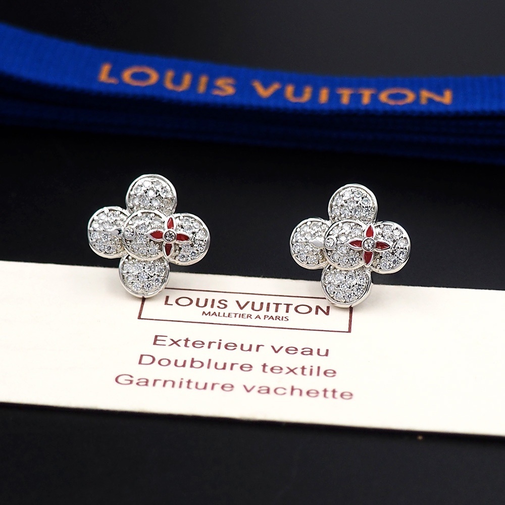 Alternative view of LOUIS VUITTON VIVIENNE EARRINGS IN SILVER
