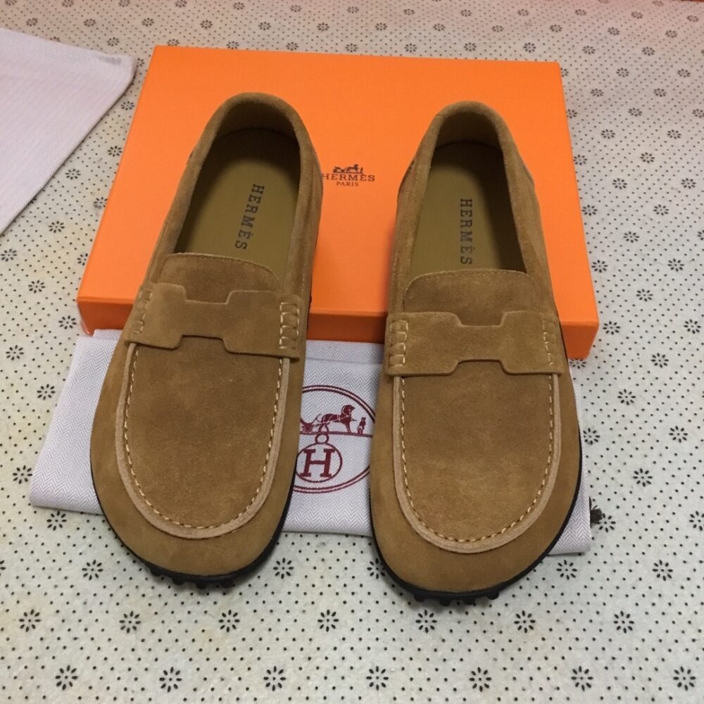 Alternative view of HERMES LAZY LOAFER BROWN