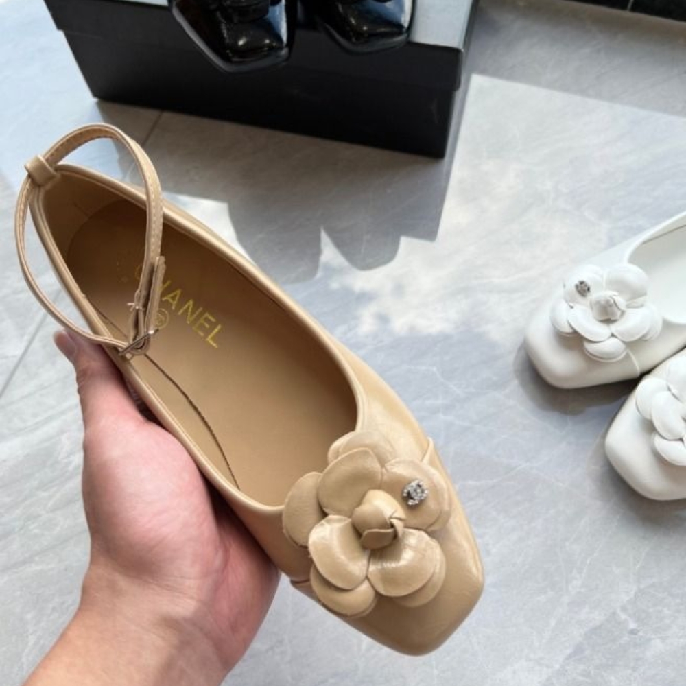 Alternative view of CHANEL MARY JANE FLATS BEIGE