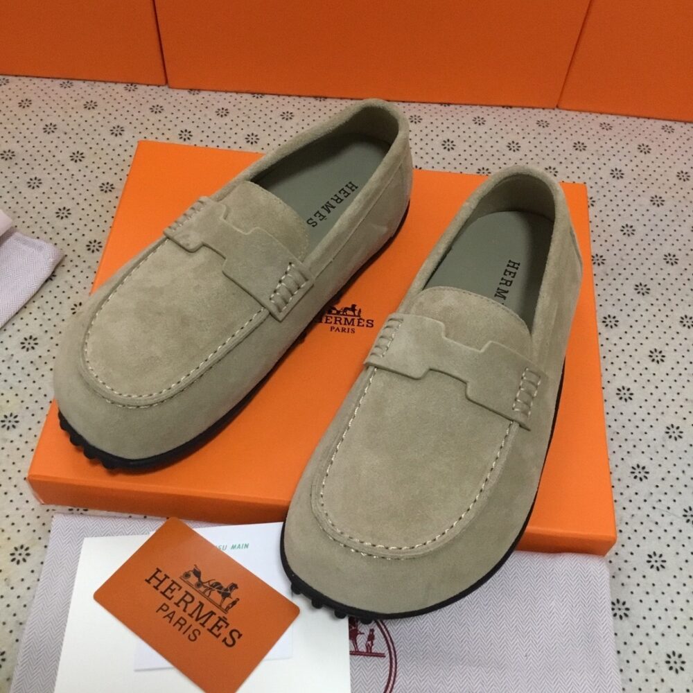 Alternative view of HERMES LAZY LOAFER BEIGE H252020Z VD395