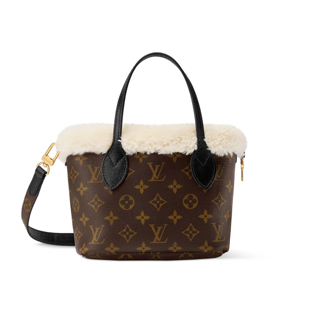 LOUIS VUITTON NEVERFULL BANDOULIÈRE INSIDE OUT BB MONOGRAM BROWN 26CM M26315