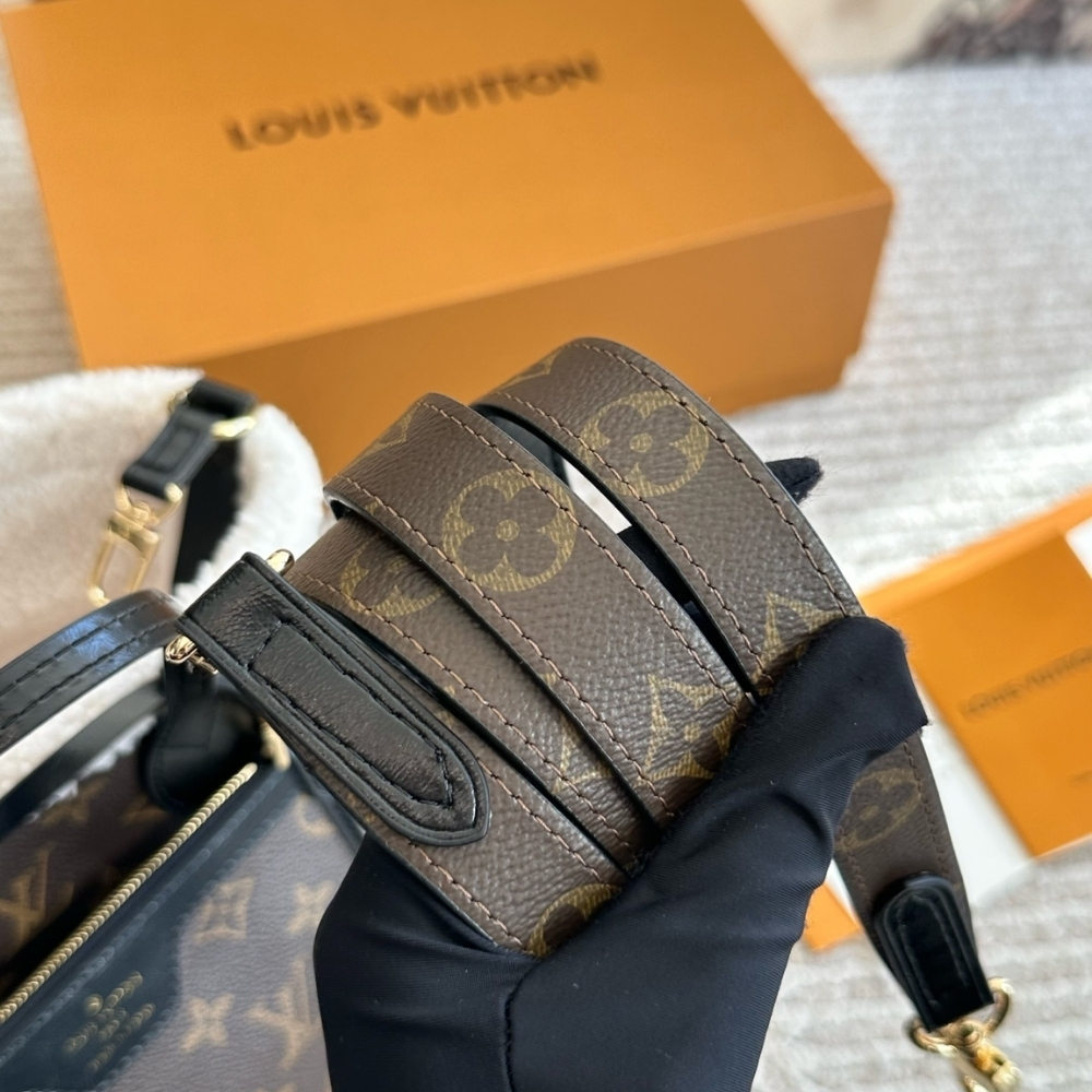 LOUIS VUITTON NEVERFULL BANDOULIÈRE INSIDE OUT BB MONOGRAM BROWN 26CM M26315 - Image 6