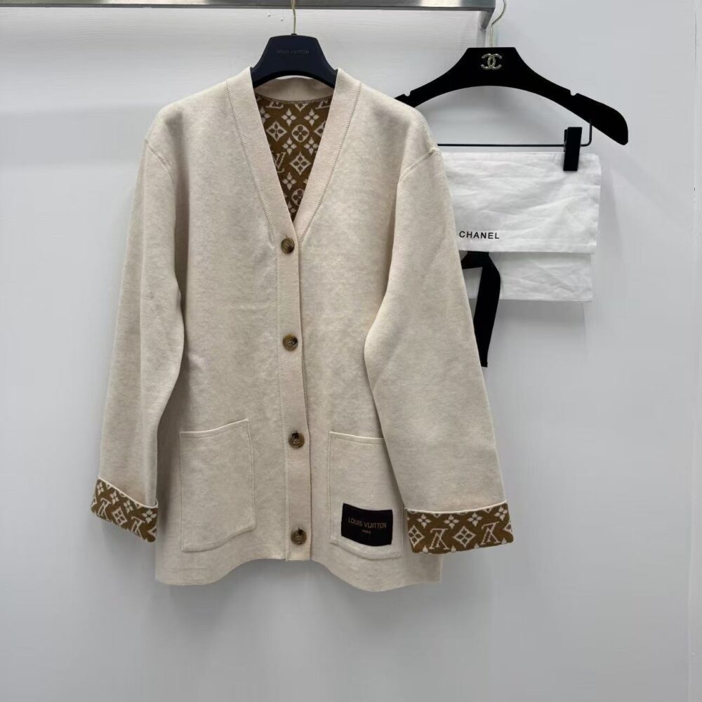 Alternative view of LOUIS VUITTON DOUBLE FACE CARDIGAN BEIGE 1AHXW0