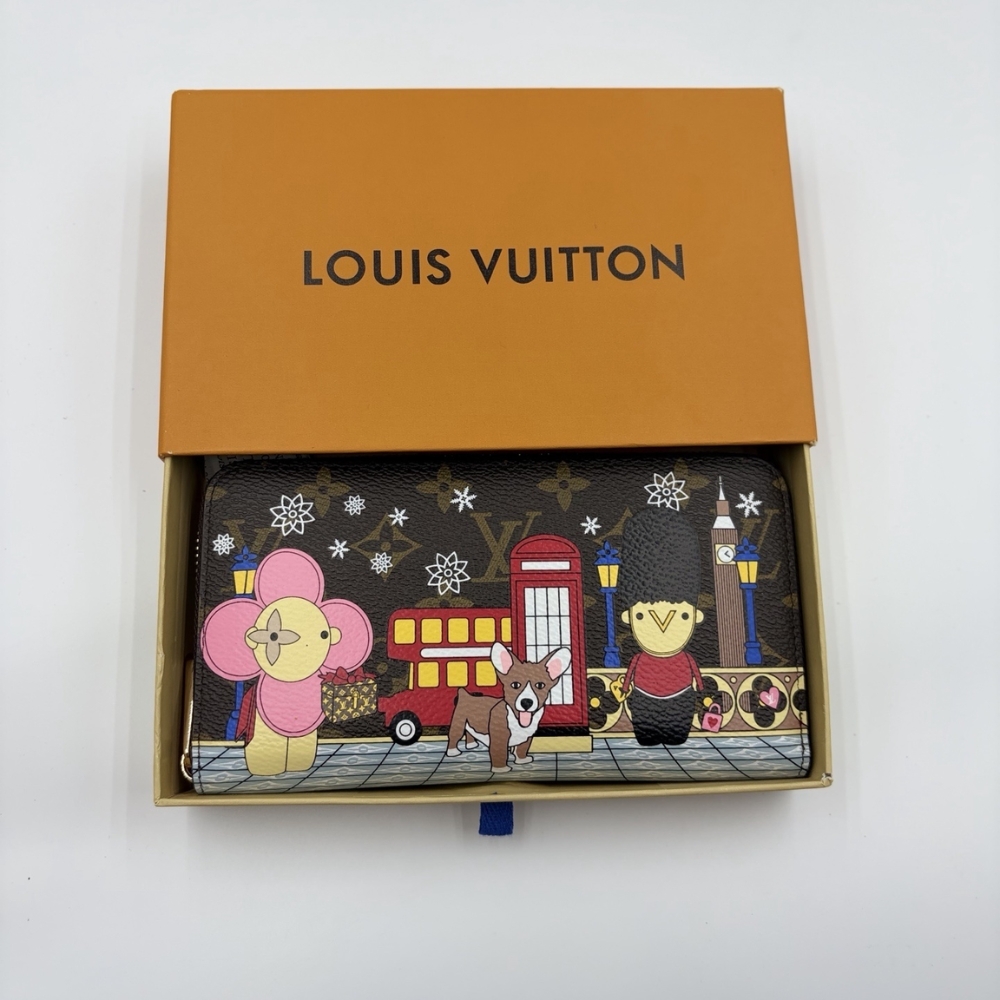 Alternative view of LOUIS VUITTON MONOGRAM CHRISTMAS ANIMATION ZIPPY WALLET 19CM M68487