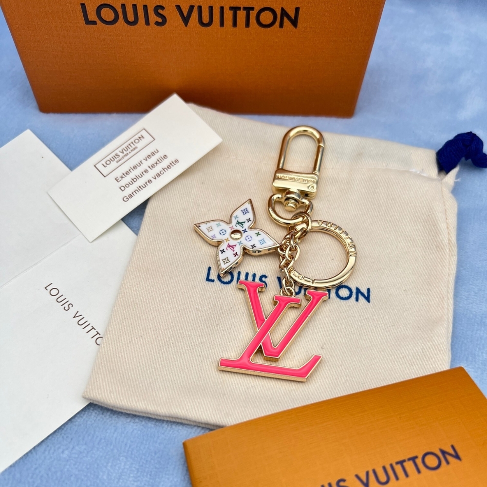 Alternative view of LOUIS VUITTON X MURAKAMI LV ICONIC MONOGRAM MULTICOLOR KEY HOLDER FUCHSIA M02466