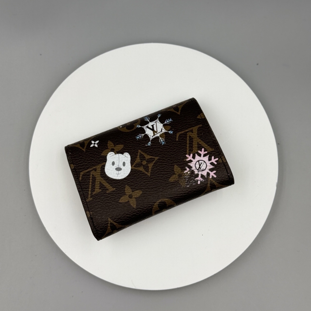 LOUIS VUITTON ROSALIE COIN PURSE AZUR FROST 12CM M12239 - Image 3