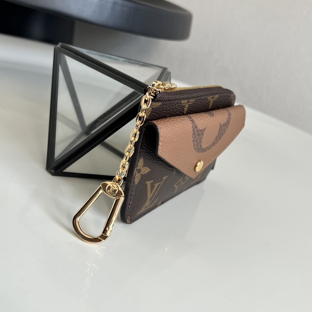 LOUIS VUITTON CARD HOLDER RECTO VERSO BROWN 13CM - Image 4