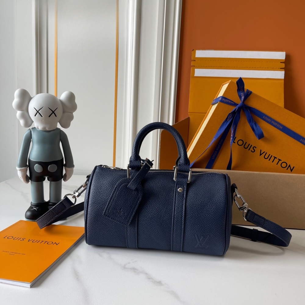 Alternative view of LOUIS VUITTON KEEPALL XS BLUE 25CM M81003