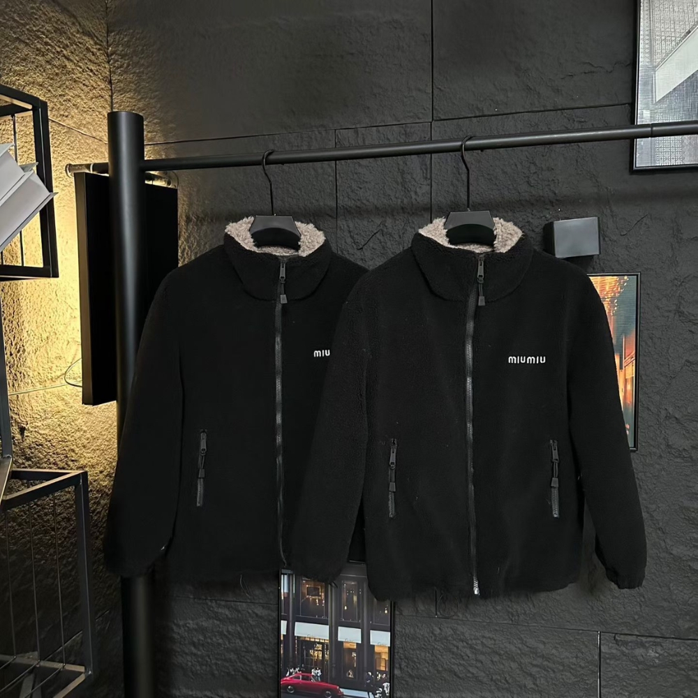 Alternative view of MIUMIU FLEECE DOWN JACKET BLACK ML1123 17OQ F0008 S OOO