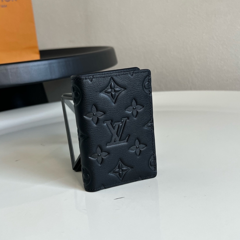Alternative view of LOUIS VUITTON POCKET ORGANIZER WALLET BLACK 15CM M62899