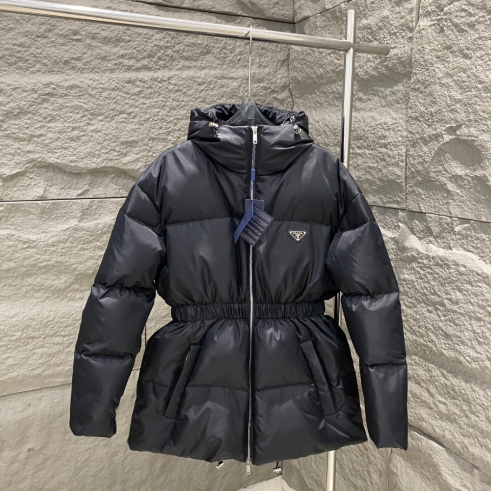Alternative view of PRADA RE NYLON DOWN JACKET IN BLACK 292214 1WQ8 F0002 S OOO