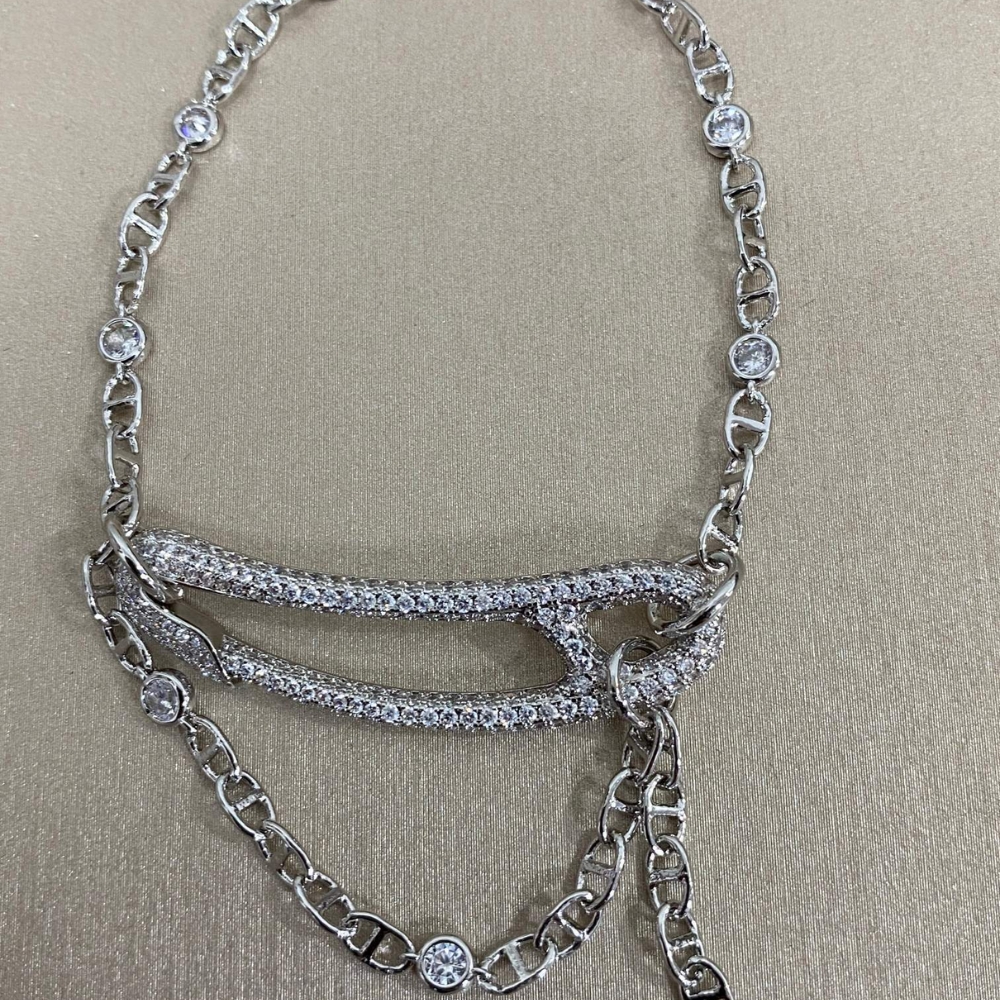 Alternative view of HERMES CHAINE DANCRE PUNK BRACELET SILVER