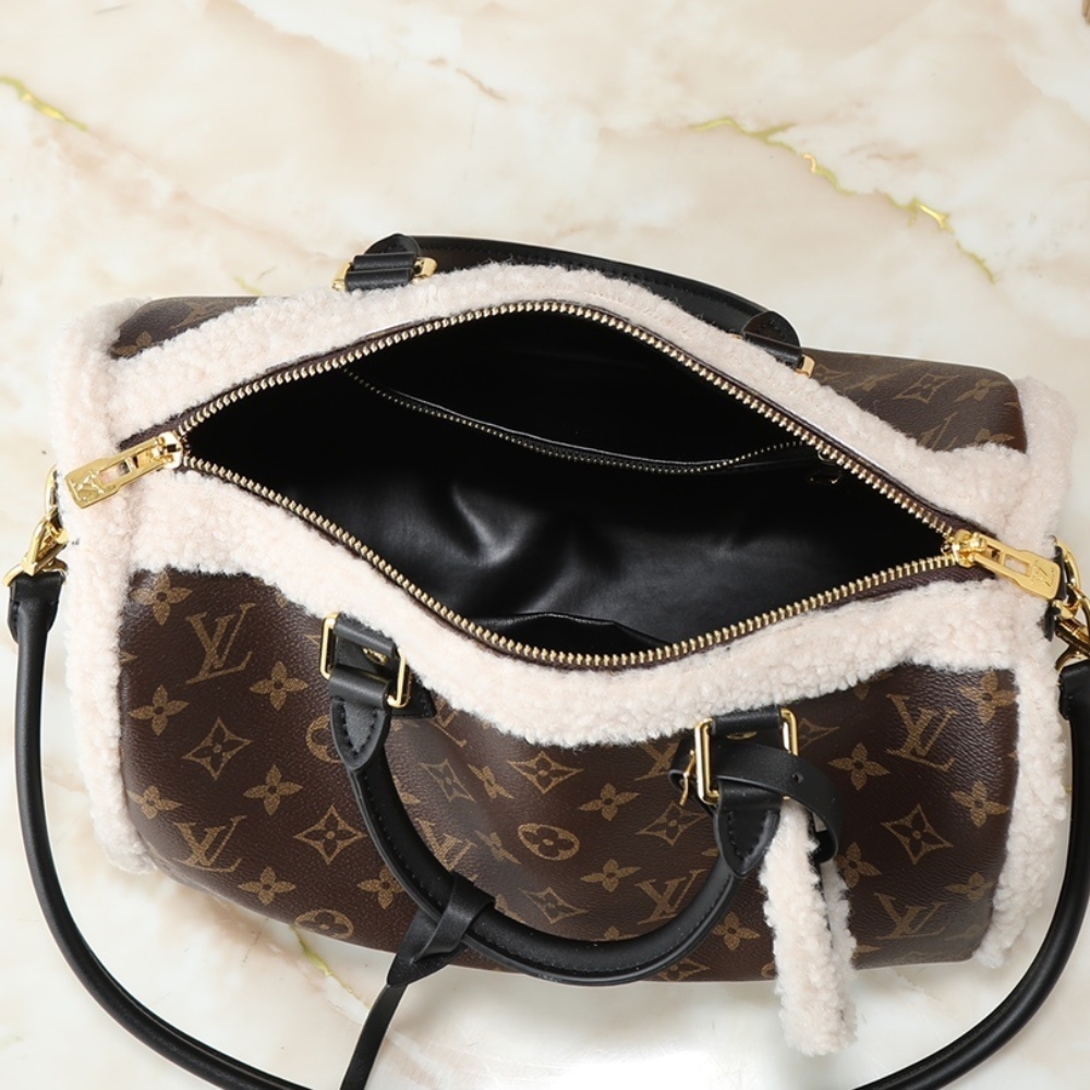 LOUIS VUITTON SPEEDY SOFT 30 TEDDY MONOGRAM BROWN 30CM M26326 - Image 10