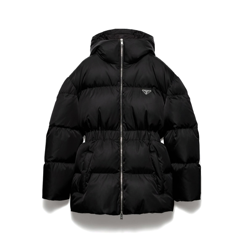 PRADA RE NYLON DOWN JACKET IN BLACK 292214 1WQ8 F0002 S OOO