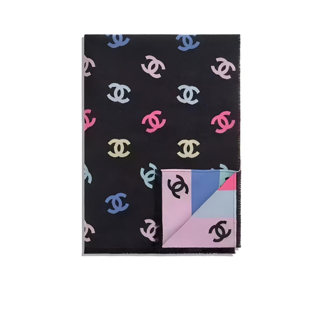 CHANEL KNIT SCARVES MULTICOLOR 180CM AA9647 B14962 NT241