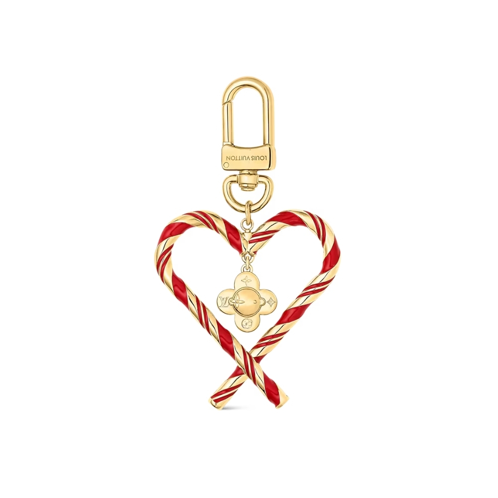 LOUIS VUITTON VIVIENNE XMAS BAG CHARM GOLD M02207