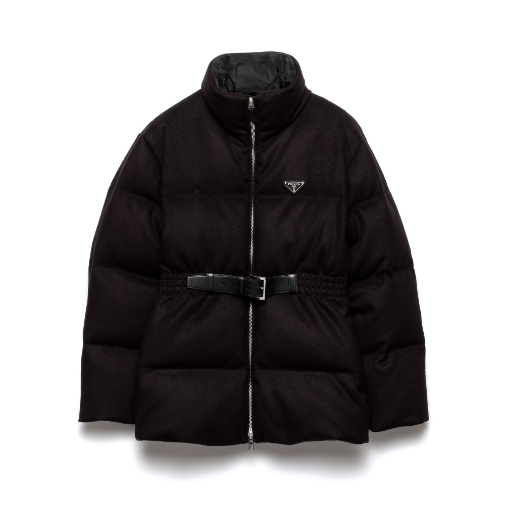 PRADA LODEN DOWN JACKET BLACK 29L131 C2O F0008 S OOO