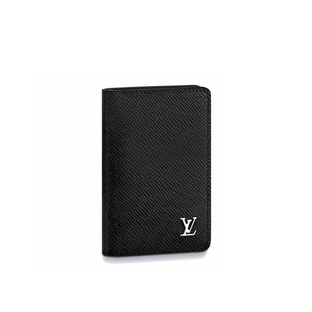 LOUIS VUITTON POCKET ORGANIZER BLACK 11CM M30283