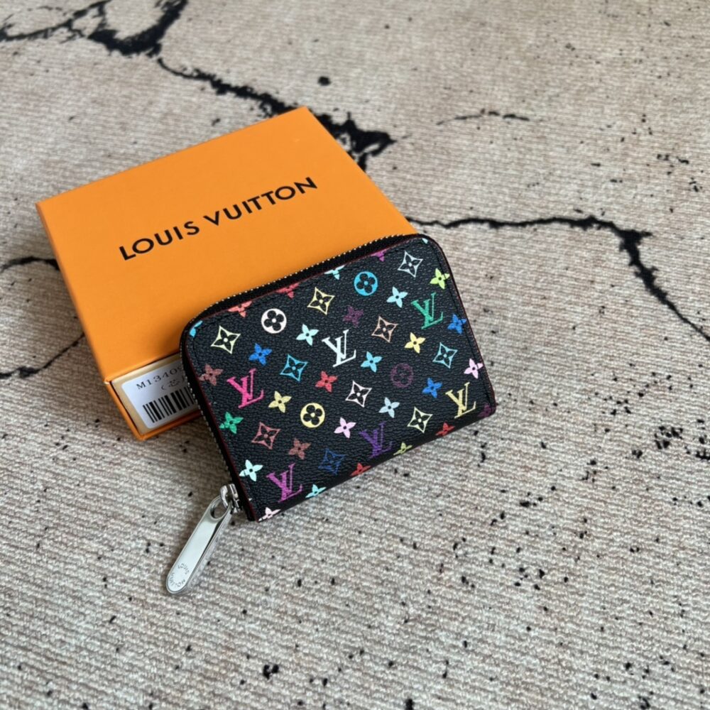 Alternative view of LOUIS VUITTON X MURAKAMI ZIPPY COIN PURSE BLACK 11CM M13409