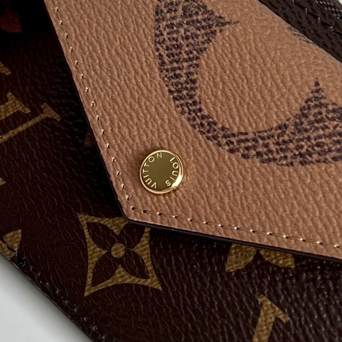 LOUIS VUITTON CARD HOLDER RECTO VERSO BROWN 13CM - Image 5