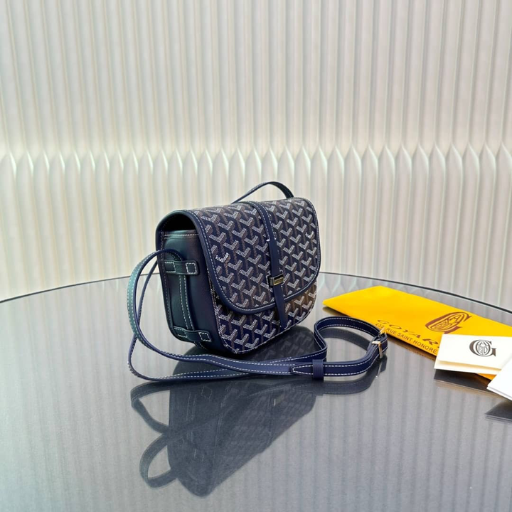 Alternative view of INVOICE FOR GOYARD BELVEDERE PM NAVY BAG 21CM