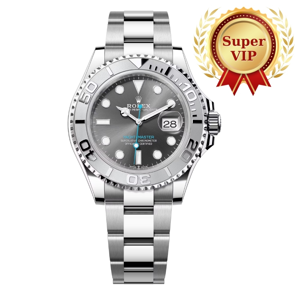 [SUPER VIP 1:1] ROLEX YACHT MASTER 40 SILVER BLACK 40MM 126622 0001