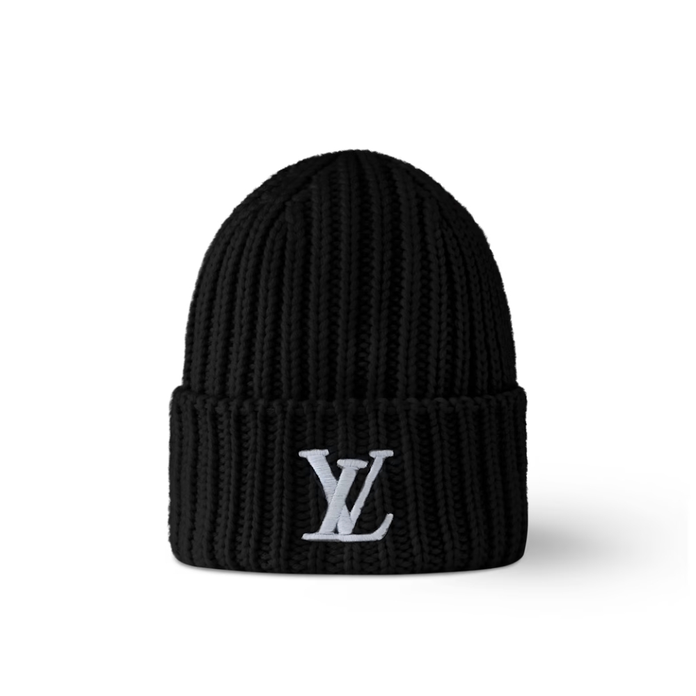 LOUIS VUITTON ONLY LV BEANIE BLACK M77277